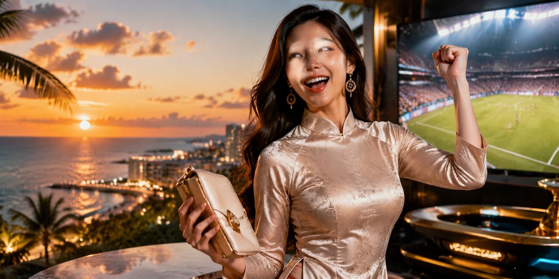 Người dùng Phú Quốc mặc áo dài truy cập kèo cá cược thể thao trên di động