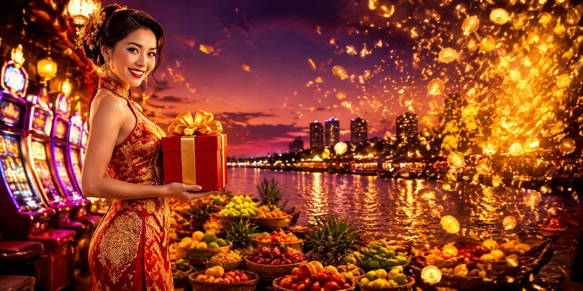 Người chơi slot game tại lễ hội đêm Sài Gòn